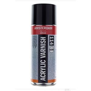 AMSTERDAM ACRYLIC VARNISH GLOSSY 114 400 ML SPRAY