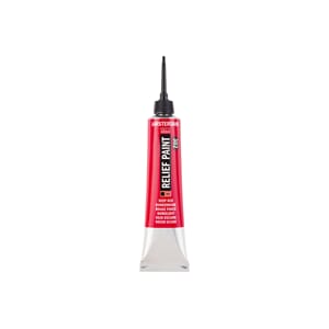 AMSTERDAM RELIEF PAINT 20ML 302 DEEP RED