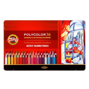 KOH-I.NOOR POLYCOLOR ARTIST SETT 36 STK