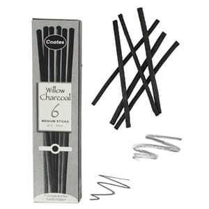 KULLSTIFT WILLOW MEDIUM (6)