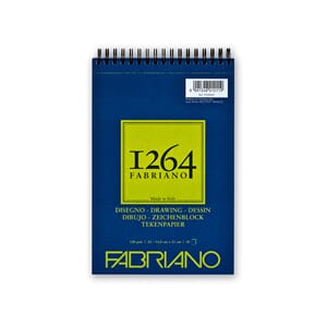 TEGNEBLOKK A5 FABRIANO 1264 SPIRAL 180G 30 ARK