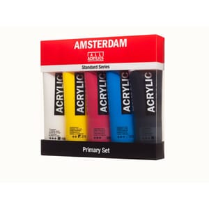 ACRYL SETT 120ML  5 FARGER PRIMÆR