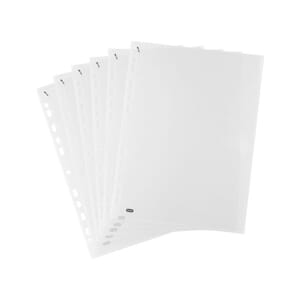 PLASTLOMME GLASSKLAR A4 TOPPÅPNING 70 MY (100)