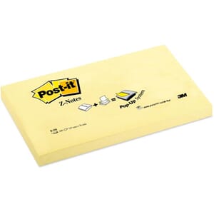 POST-IT Z-NOTES SUPERST GUL 127X76MM