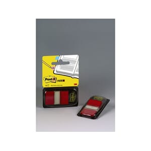 POST-IT INDEX 6801 RØD 25X43MM(50)