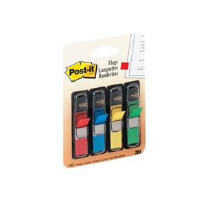 POST-IT INDEX 6834 ASS 12X43MM(4PK)