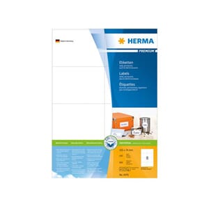 ETIKETT HERMA PREMIUM A4 105x74 MM (800)