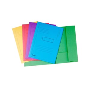 OMSLAG EXACOMPTA 2 KLAFF 280G PAPP RØD