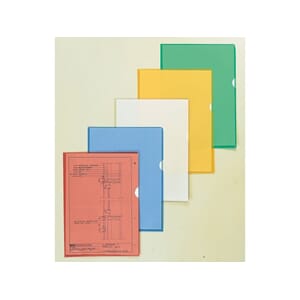 PLASTOMSLAG A4 PREM.RØD(10)