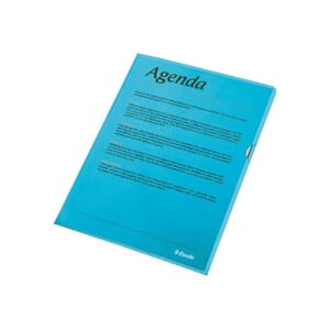 PLASTOMSLAG A4 PREM.BLÅ(10)