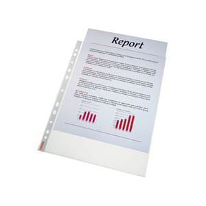 PLASTLOMME A4 TOPP/SIDEÅP.PREM.(100)