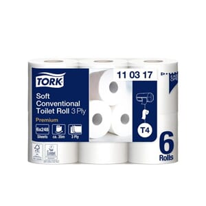 TORK PREMIUM TOA EKSTRA MYK 3 LAGS HVIT - T4  (6)