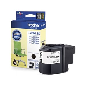 BLEKK BROTHER LC229 XL BK SVART