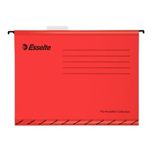 HENGEMAPPE ESSELTE STANDARD  RØD(25)