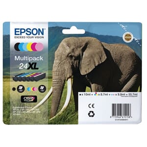 BLEKK EPSON 24XL MULTIPAKK