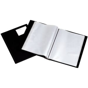 PRESENTASJONSMAPPE ESSELTE A4 24L SORT STIV PERM