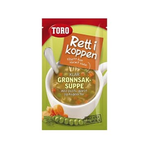 RETT I KOPPEN GRØNNSAKSUPPE M/PASTA 21G  (20)