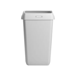 PAPIRKURV KATRIN PLAST 25L M/ LOKK HVIT