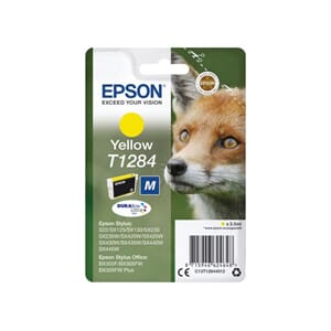 BLEKK EPSON T1284 GUL INK CARTRIDGE