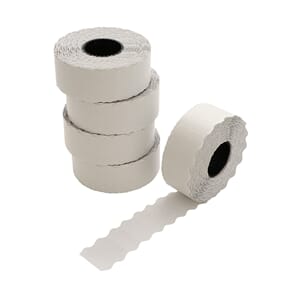 PRISETIKETT 26X12 HVIT(1400)