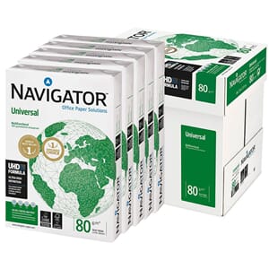 KOPIPAPIR A4 80G NAVIGATOR (5 PK 2500 ARK)