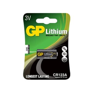 BATTERI CR123A 3V FOTO