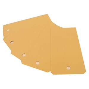 MERKELAPPER MANILLA 12X5,7 CM M/HULL 50PK