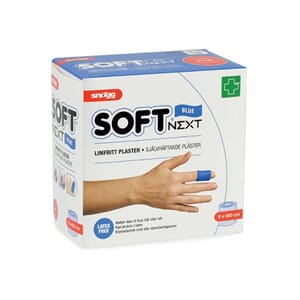 PLASTER SOFT NEXT 6CMx4,5 M BLÅ