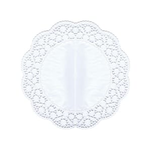 KAKEPAPIR PAPSTAR Ø36CM HVIT (6)