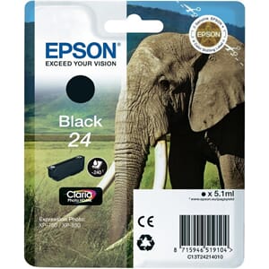 BLEKK EPSON 24BK C13T24214012