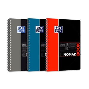 SPIRALBOK OXFORD NOMAD B5 LINJER, SELGES ENKELTVIS