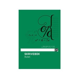 SKRIVEBOK A4 RUT 5X10MM N.STD