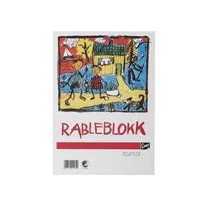 RABLEBLOKK A4 100G 50 BLAD EMO