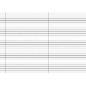 EKSAMENPAPIR A3 FALSET M/MARG LINJERT (250)