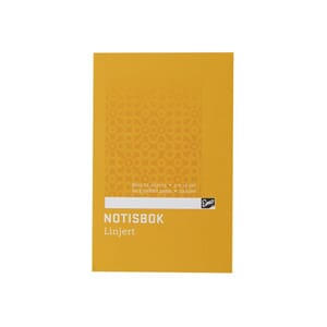 NOTISBOK  9.0X14CM 32BL 60G LINJ STIFTET