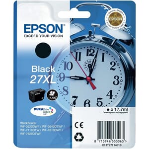 BLEKK EPSON 27XL T27114012 BLACK