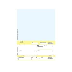 FAKTURA M/GIRO A4 LASER 1x BLÅ (100)