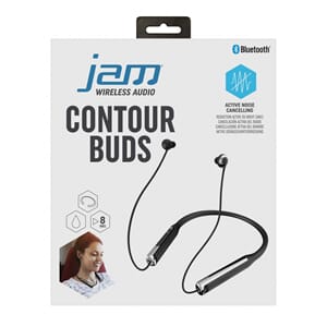 HODETELEFON CONTOUR JAM  BUDS BLACK