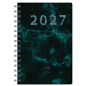 KALENDER 2027 7.SANS DAGBOK A5 SPIRAL