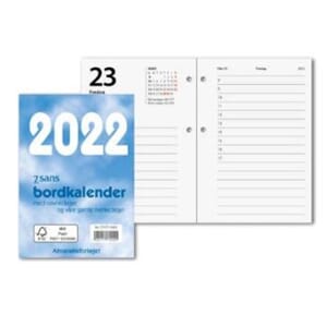BORDKALENDER 2022