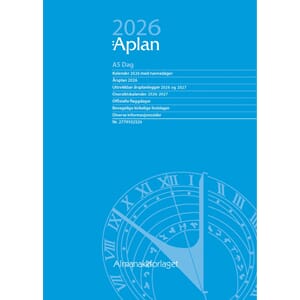 KALENDER 2026 APLAN A5 DAG ÅRSSETT