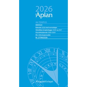 KALENDER 2026 APLAN A6 TEMPUS DAG ÅRSSETT