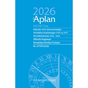KALENDER 2026 APLAN POCKET DAG ÅRSSETT