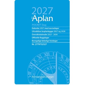 KALENDER 2027 APLAN POCKET DAG ALMANAKKFORLAGET