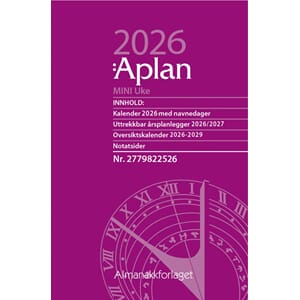 KALENDER 2026 APLAN MINI UKE ÅRSSETT