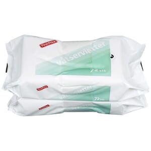 VÅTSERVIETT 2 X 72 STK FIRST PRICE