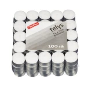 TELYS HVIT FIRST PRICE 100 STK