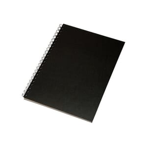 NOTATBOK MEMO A5 LINJERT SORT M/SPIRAL