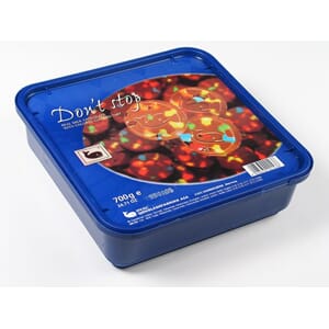 SJOKOLADE FARGEPLETTER HVAL 700GR