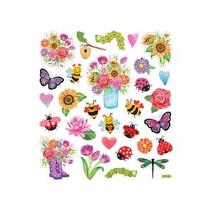 KLISTREMERKER BLOMSTER OG INSEKT